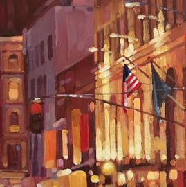 Lingering Goodbye 24x8